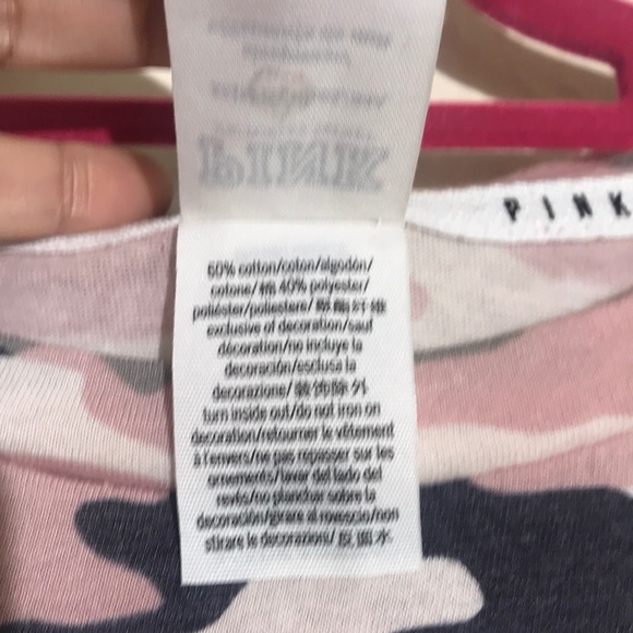 PINK by VS camo t shirt size no - Picture 8 of 8